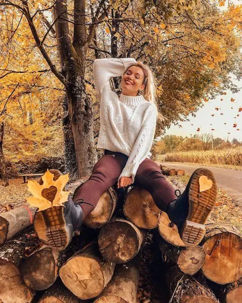 creative fall photography ideas