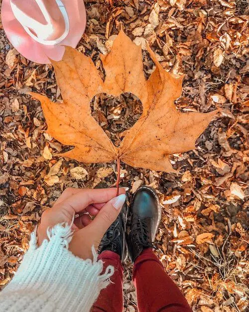 creative fall photography ideas