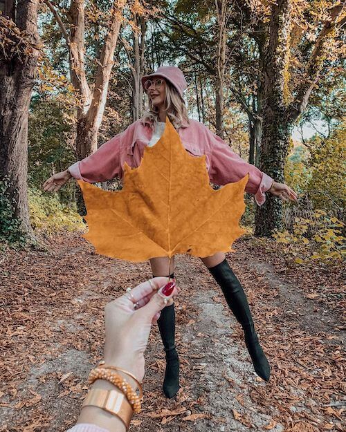 creative fall photography ideas