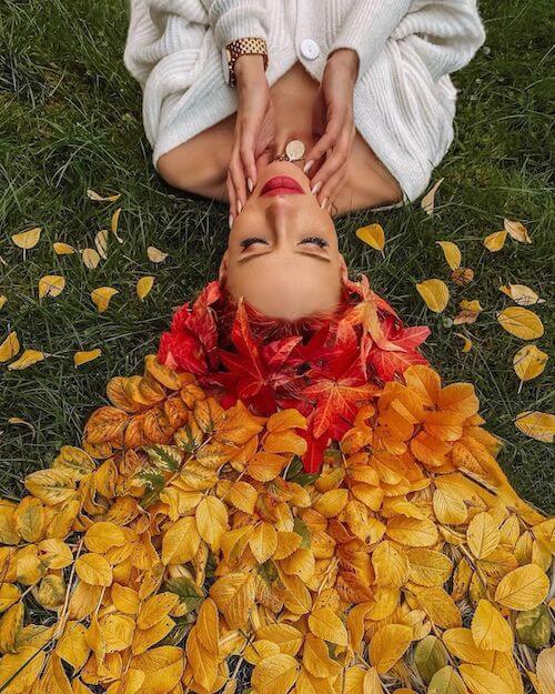 creative fall photography ideas