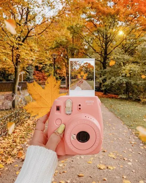 creative fall photography ideas