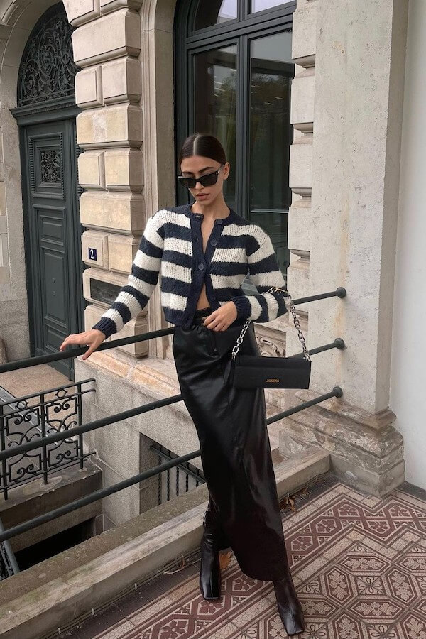 cropped cardigan outfit
