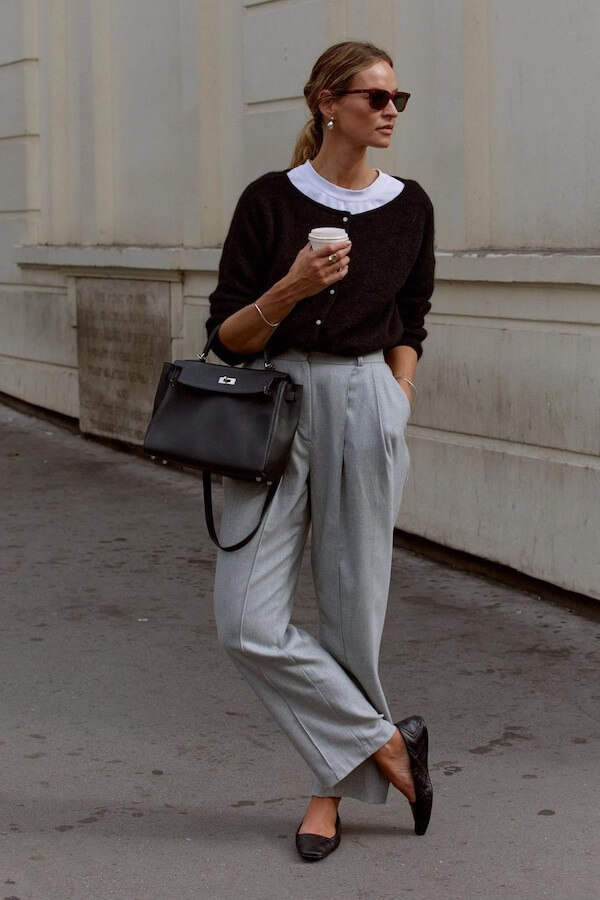 cropped cardigan outfit