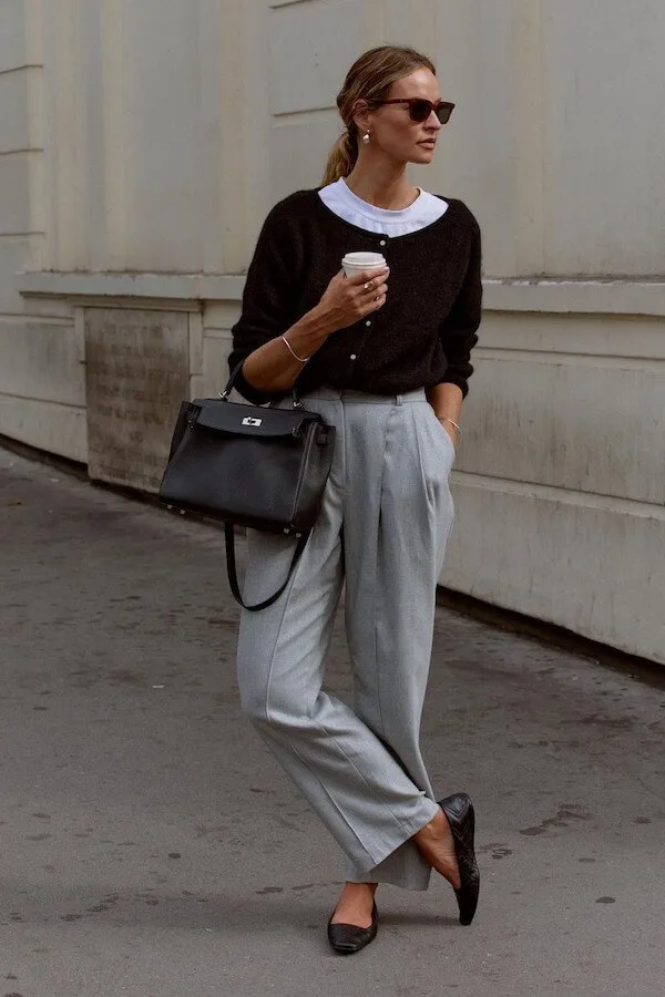 cropped cardigan outfit