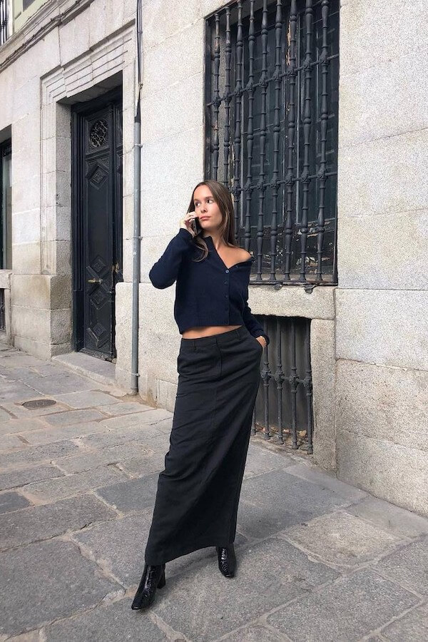 cropped cardigan outfit