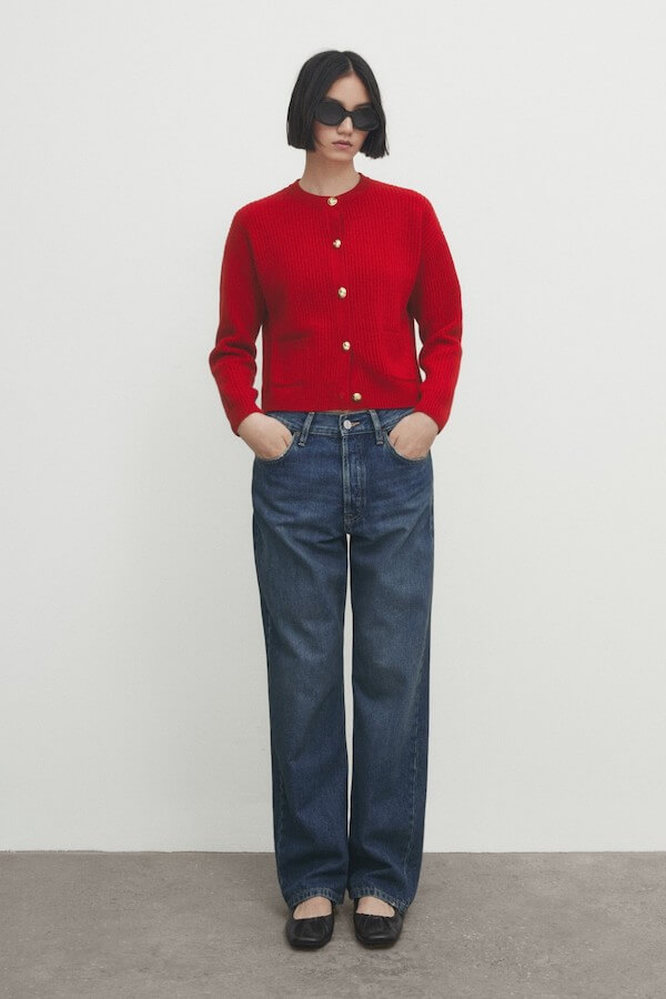 cropped cardigan outfit