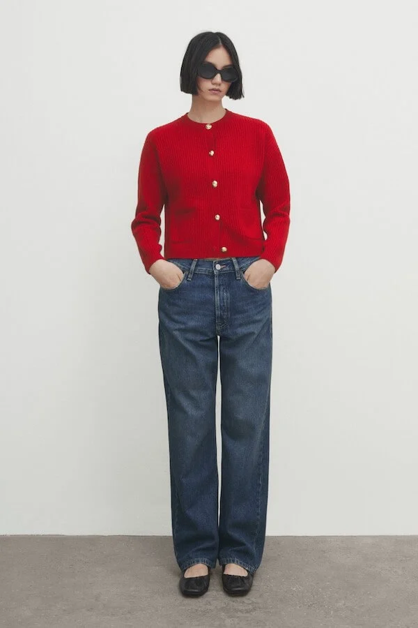 cropped cardigan outfit