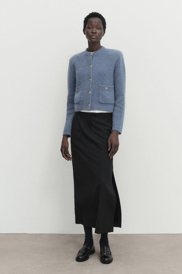cropped cardigan outfit