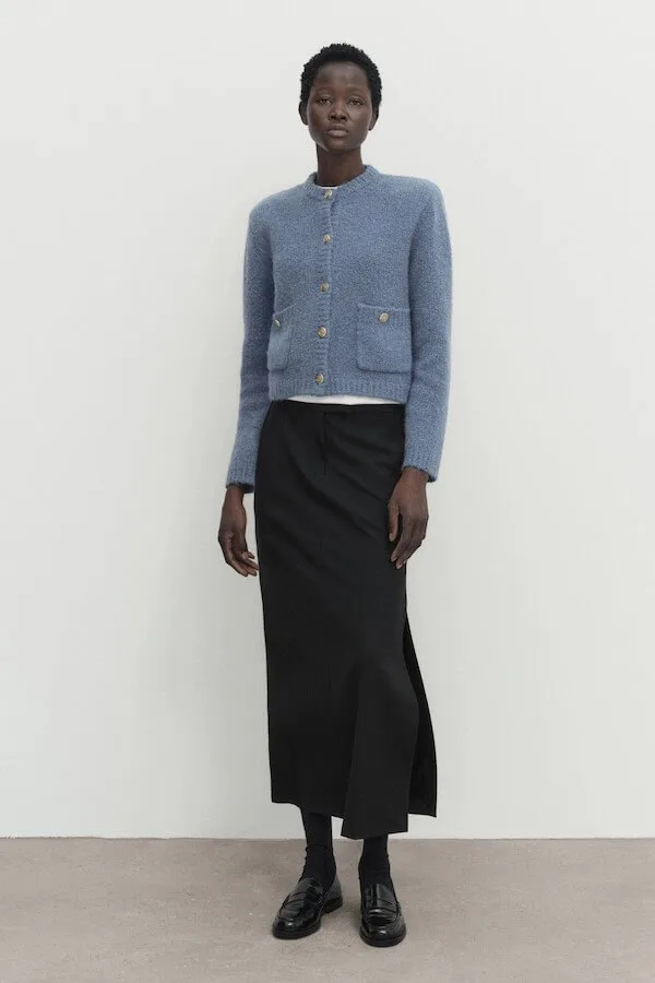 cropped cardigan outfit