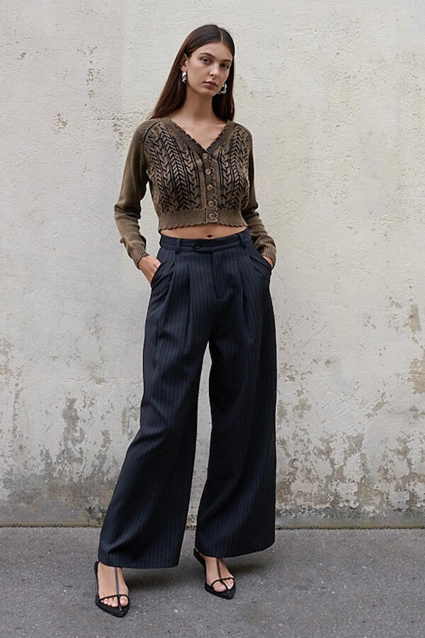 cropped cardigan outfit