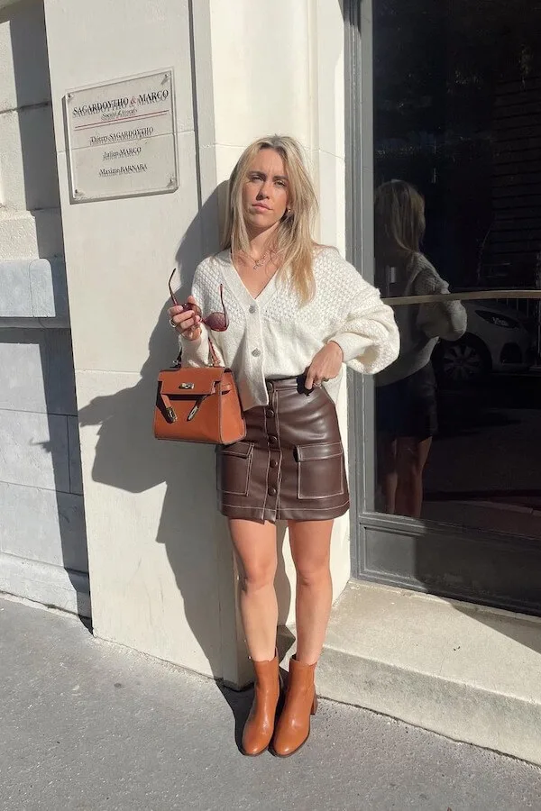 cropped cardigan outfit