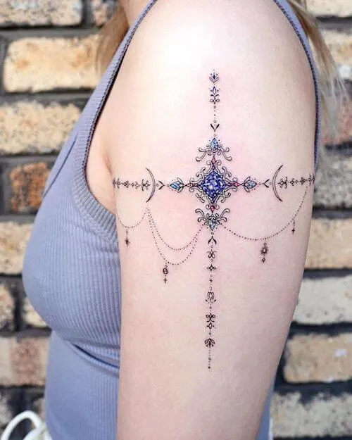 cross tattoo designs for women