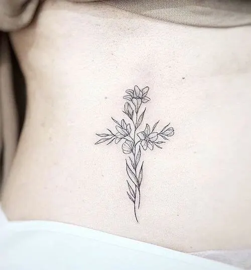 cross tattoo designs for women