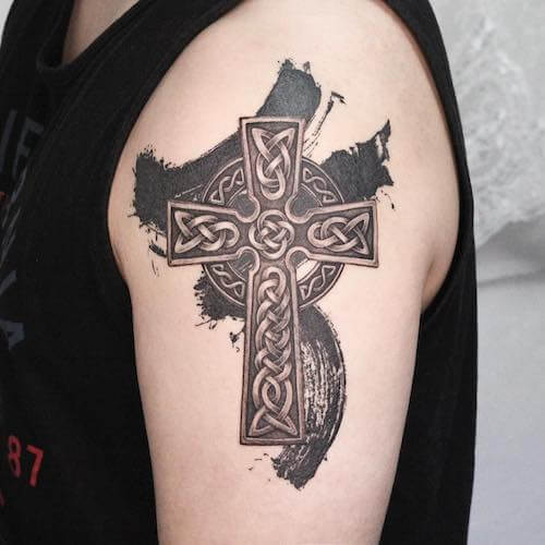 24 Divine Holy Cross Tattoo Ideas For Men and Women  Tikli