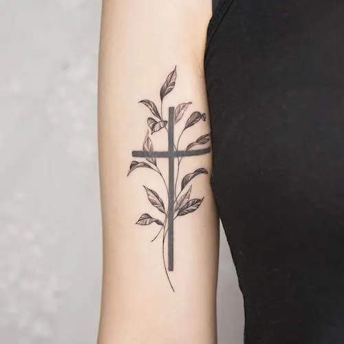 cross tattoo designs for women