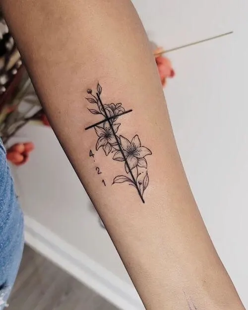 cross tattoo designs for women