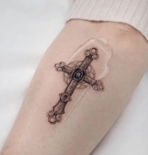 cross tattoo designs for women