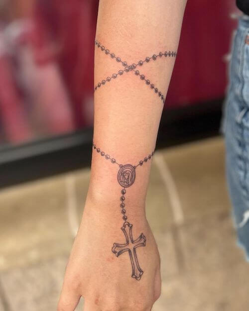 cross tattoo designs for women