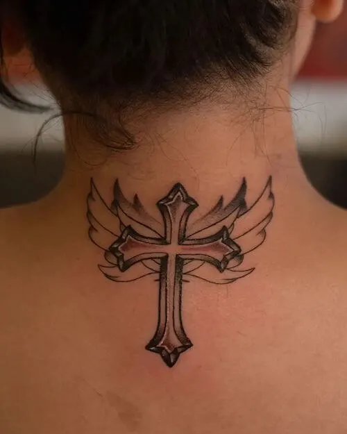 cross tattoo designs for women