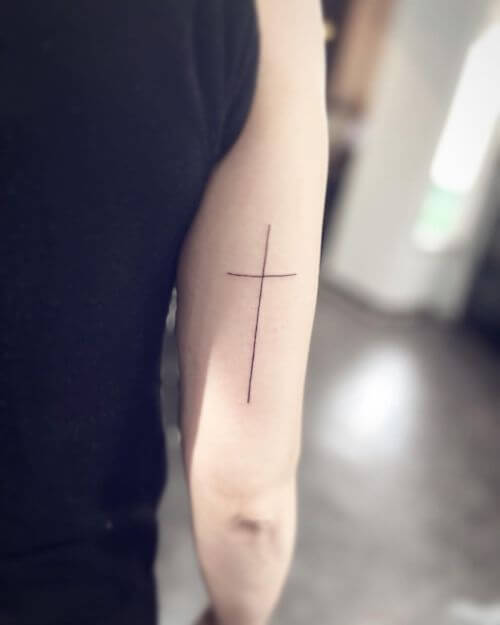 cross tattoo designs for women