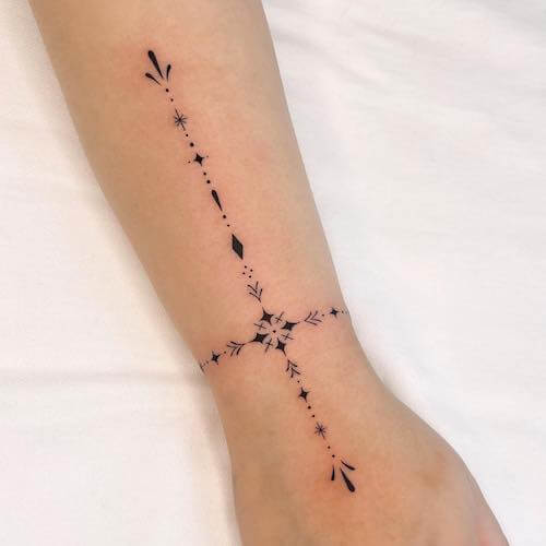 cross tattoo designs for women