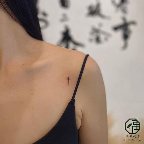 cross tattoo designs for women