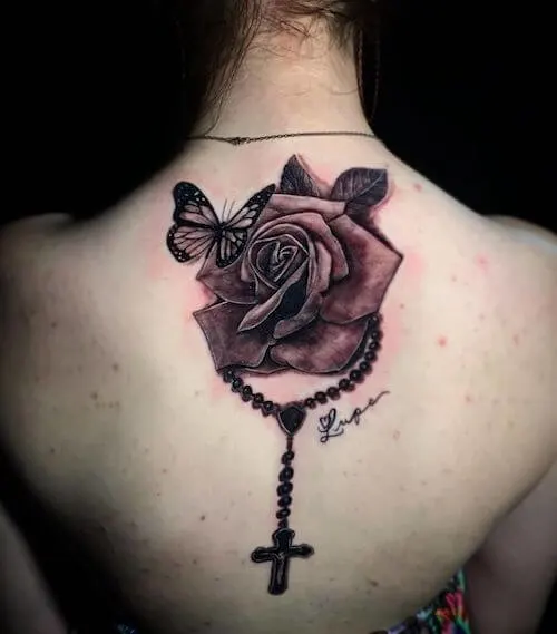 cross tattoo designs for women