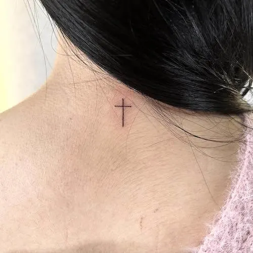 cross tattoo designs for women