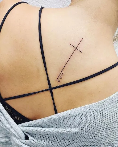 cross tattoo designs for women