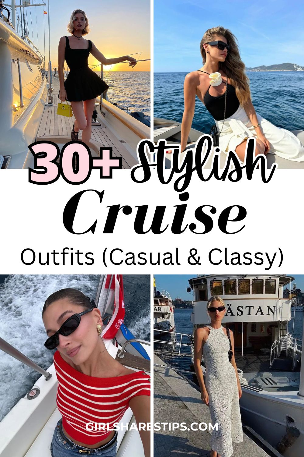 cruise outfits yacht party outfits collage