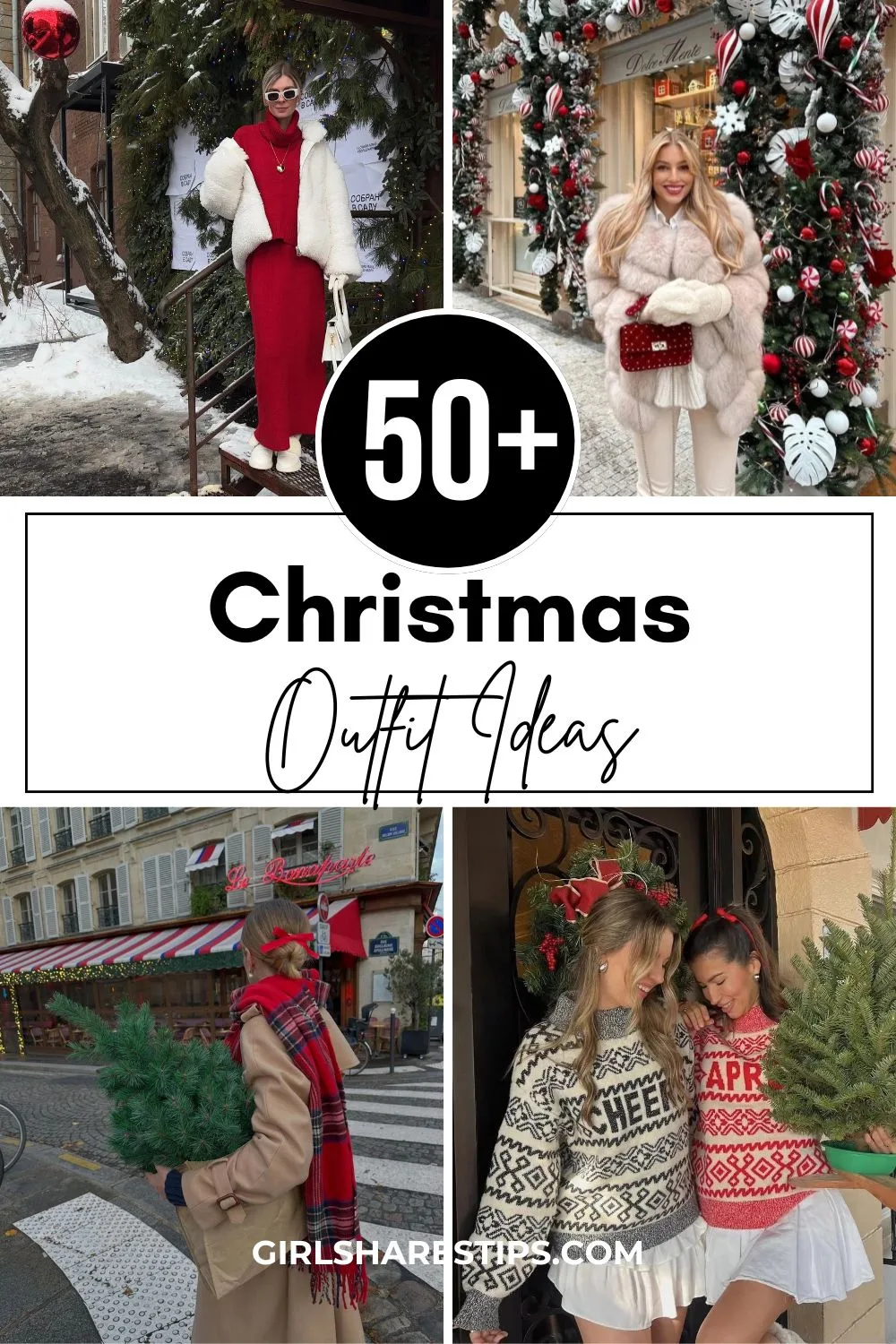 cute Christmas outfits collage