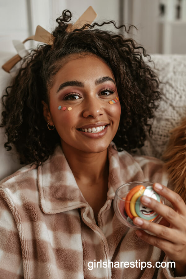 Playful Candy Buttons Blush