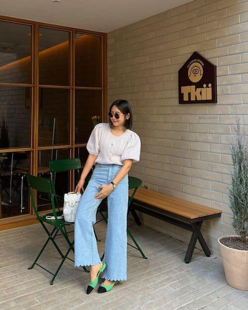 cute Korean outfits with jeans