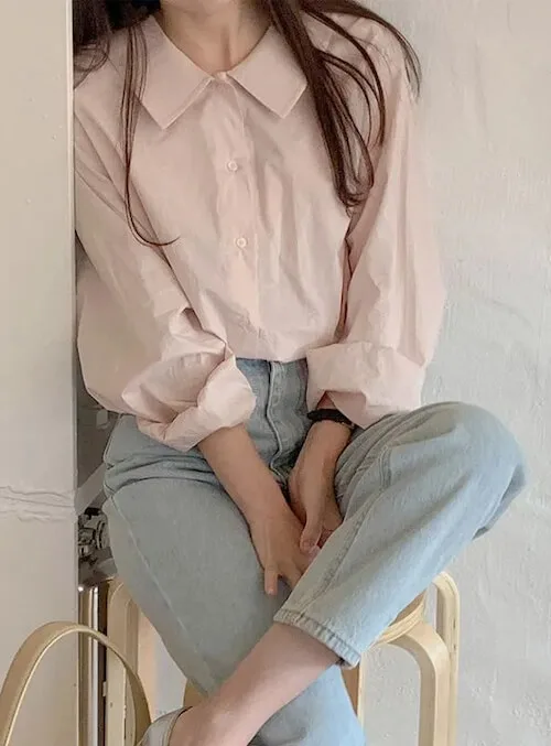 cute Korean outfits with jeans