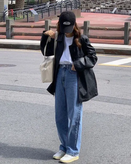 cute Korean outfits with jeans