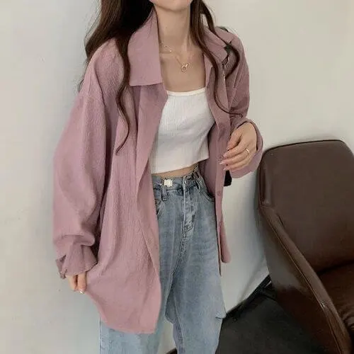 cute Korean outfits with jeans