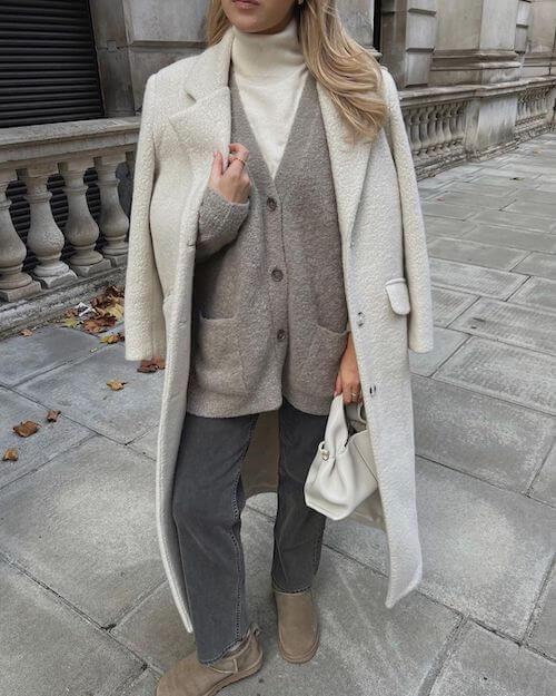 chic cardigan outfit ideas for fall winter