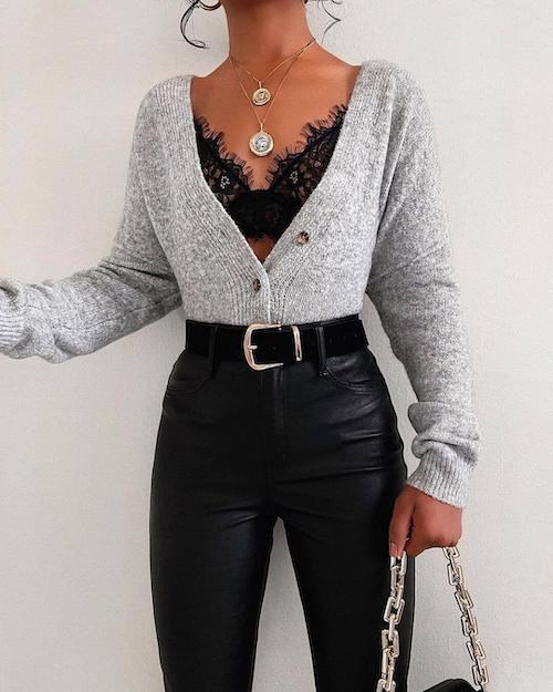 cute cardigan outfits