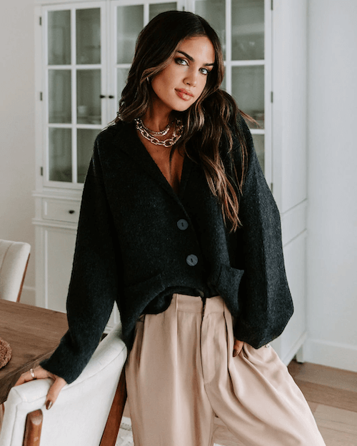 chic cardigan outfit ideas