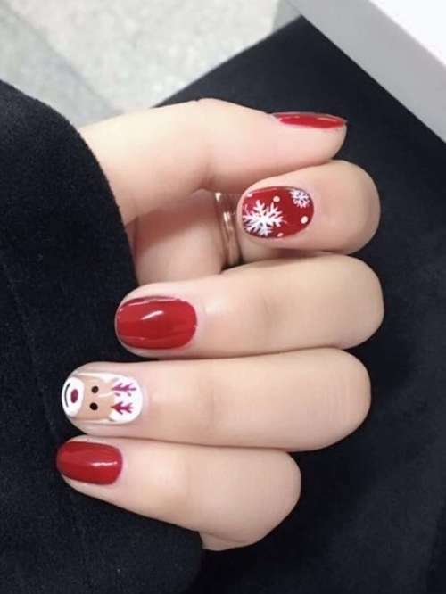 cute christmas nails