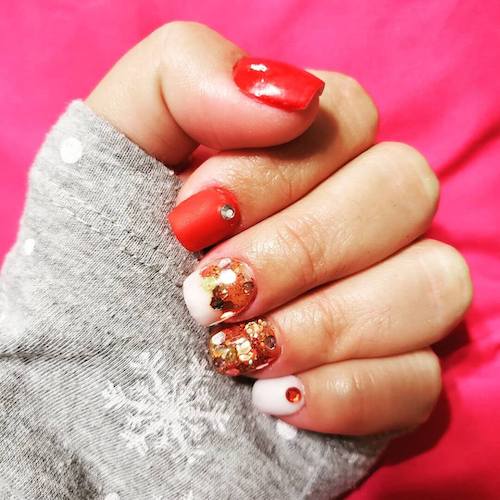 cute christmas nails