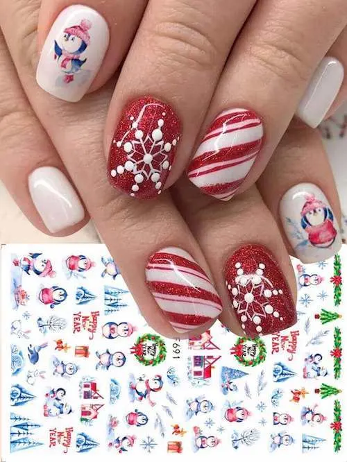 cute christmas nails