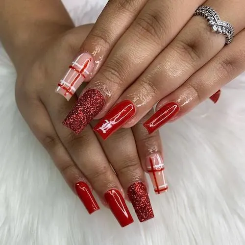 cute christmas nails