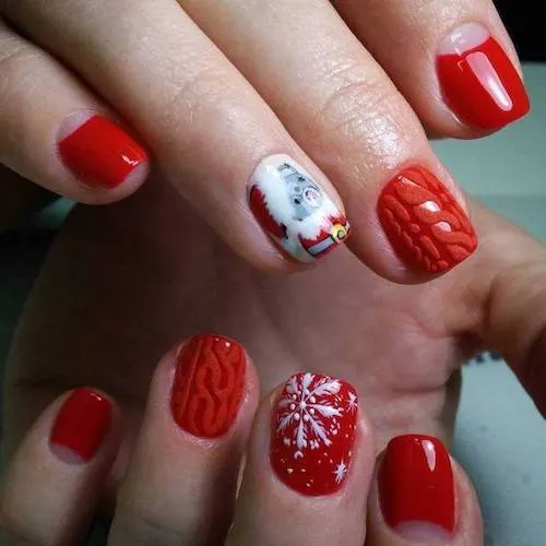 cute christmas nails