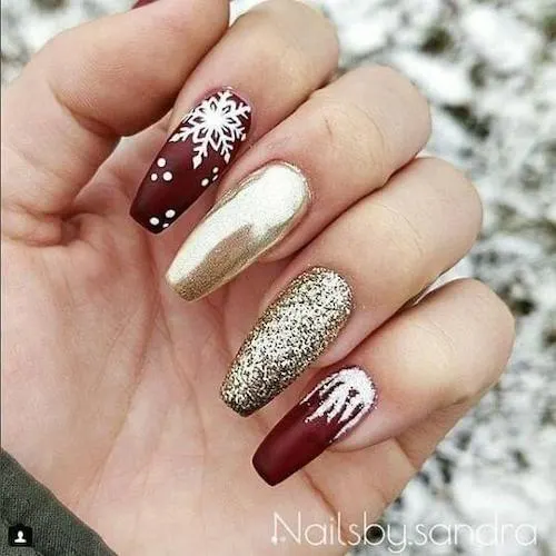 cute christmas nails