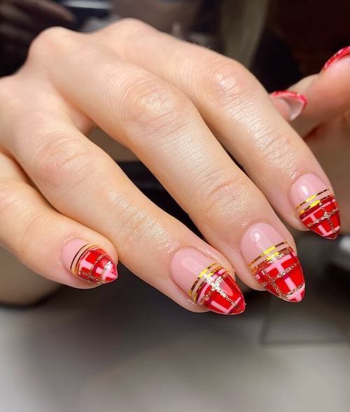 cute christmas nails