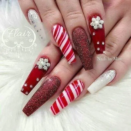 cute christmas nails