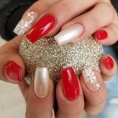 cute christmas nails