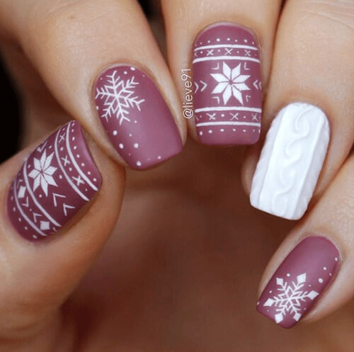 cute christmas nails