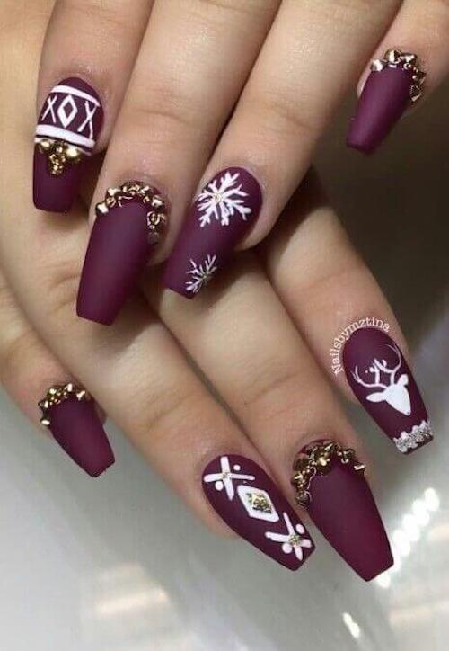 cute christmas nails